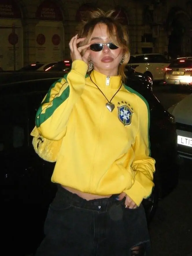Y2k americano retro outono e inverno rua zíper hoodie casual gótico oversized retalhos jaqueta coreano moda casal topo novo