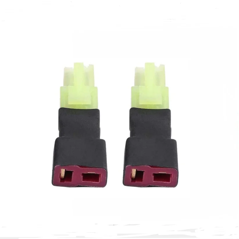 2 Pcs Deans T Plug สไตล์ Tamiya MPX Mini Tamiya ชายหญิงอะแดปเตอร์ไร้สายเชื่อมต่อปลั๊กสําหรับ RC FPV Drone รถ Lipo แบตเตอรี่