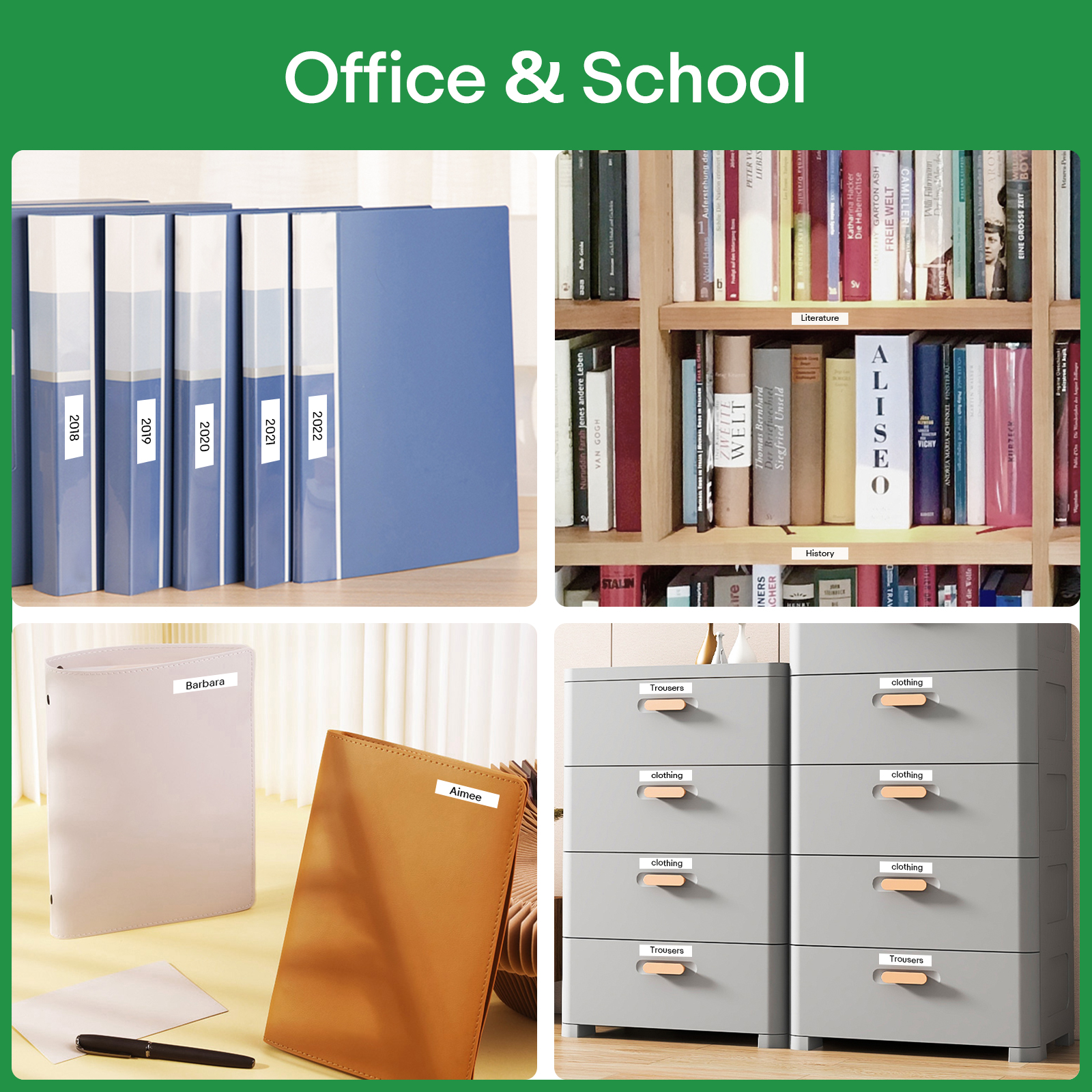 1Pcs 231 TZ เทปสำหรับ Brother เทปฉลาก6มม./9มม./12มม.631 221 241 251ฉลากริบบิ้นสำหรับ Ptouch Label Maker PTH110 PT