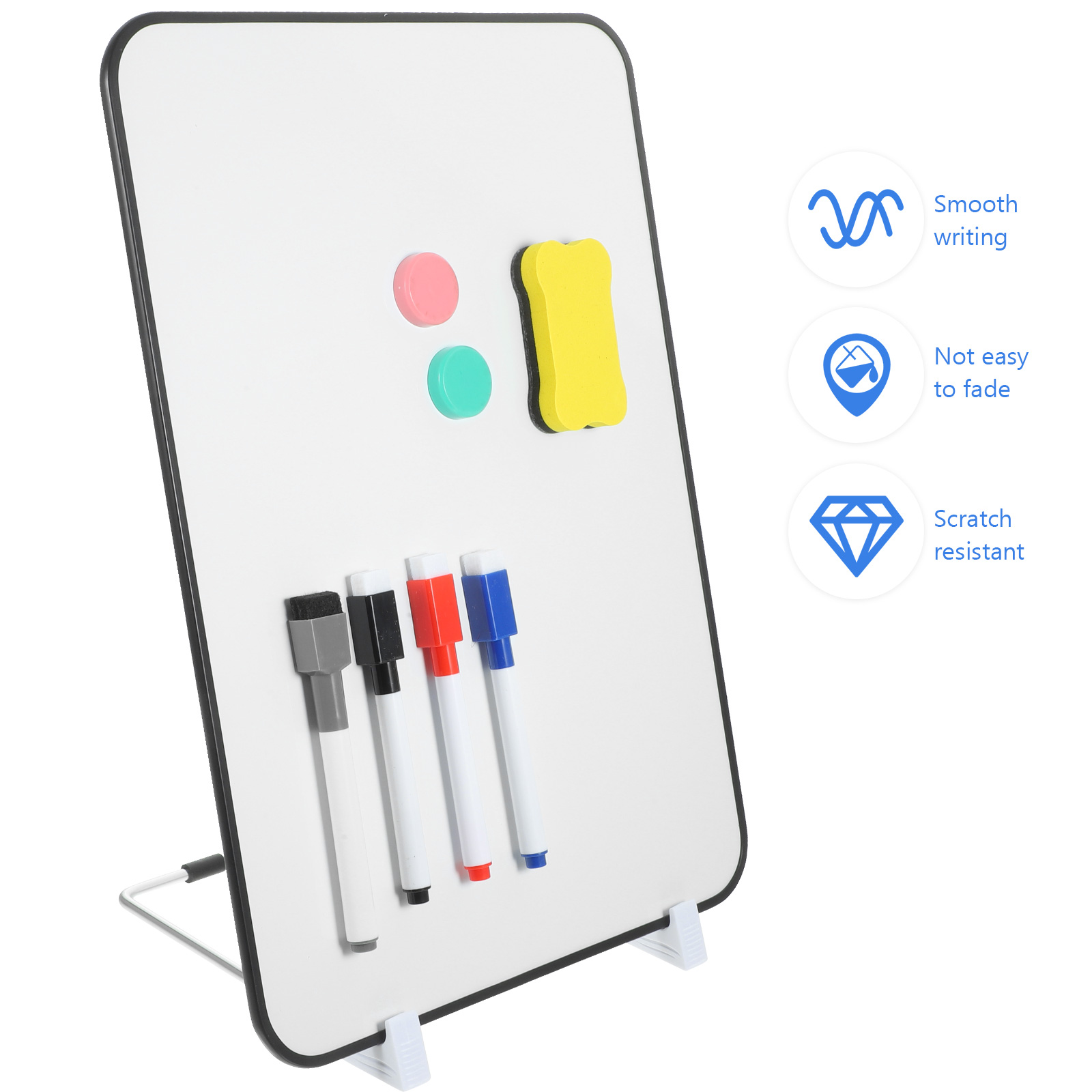 Portable Double Sided Whiteboard Magnetic Dry Erase Board Kids Drawing Board Office School Presentation Supplies With Stand