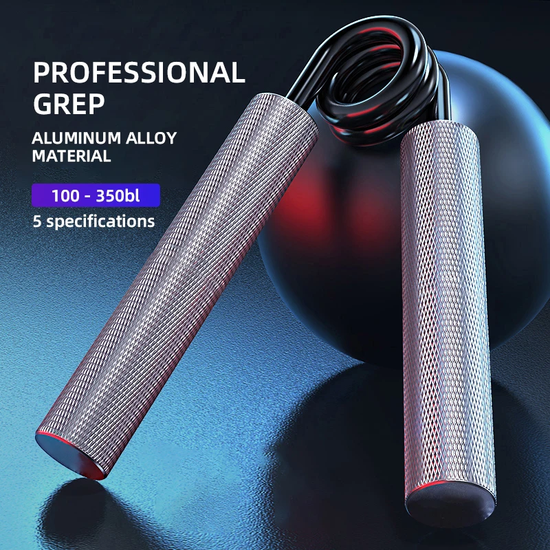 Entrenador de fuerza de agarre, 100-300 libras, 1 unidad, pinza de mano de Metal para Fitness, ejercitador muscular de antebrazo antideslizante, ejercicio de rehabilitación de manos