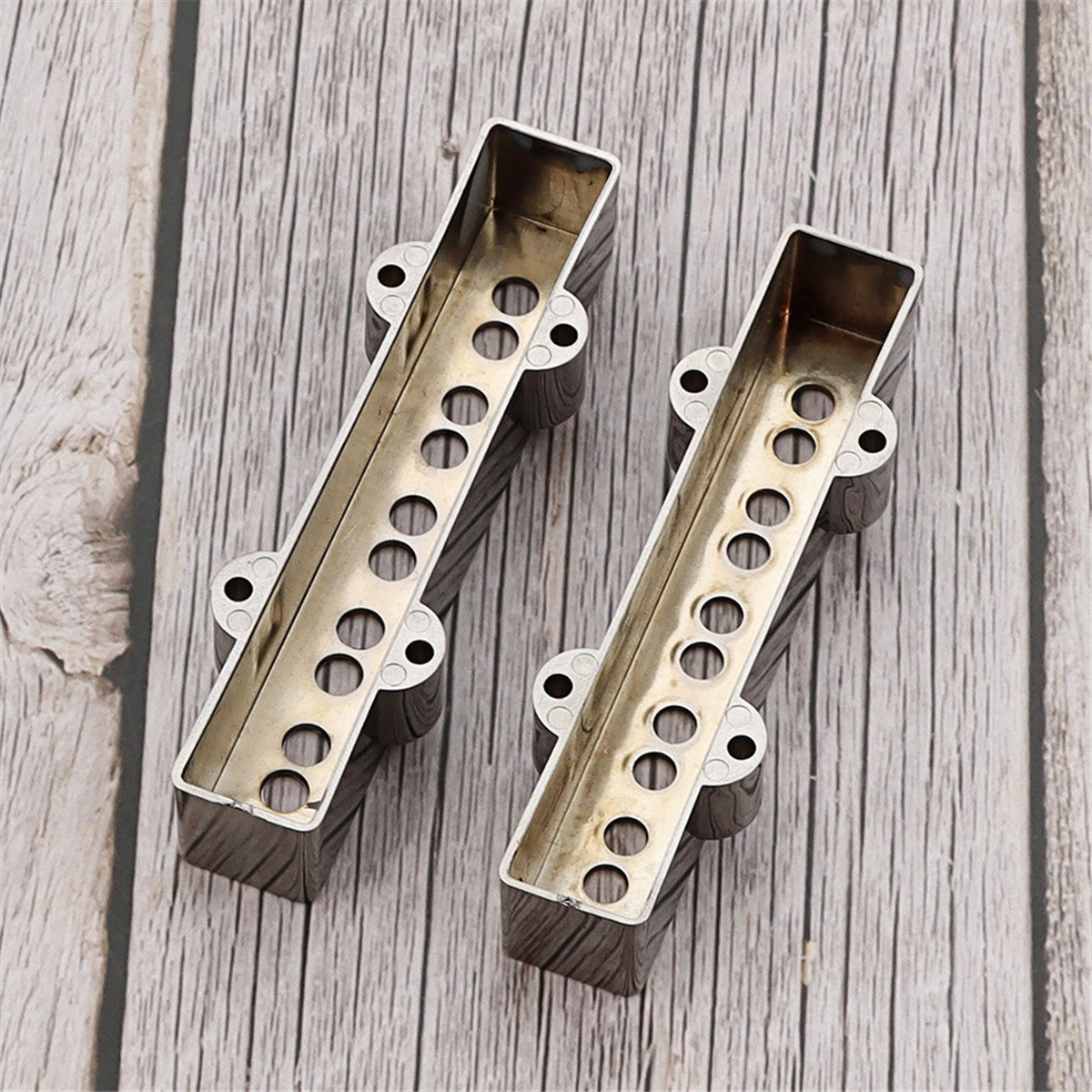 A71P 2 peças de plástico estilo plástico fechado/abertura tipo vedação 5 cordas captador capa/tampa/shell/parte superior para baixo guita