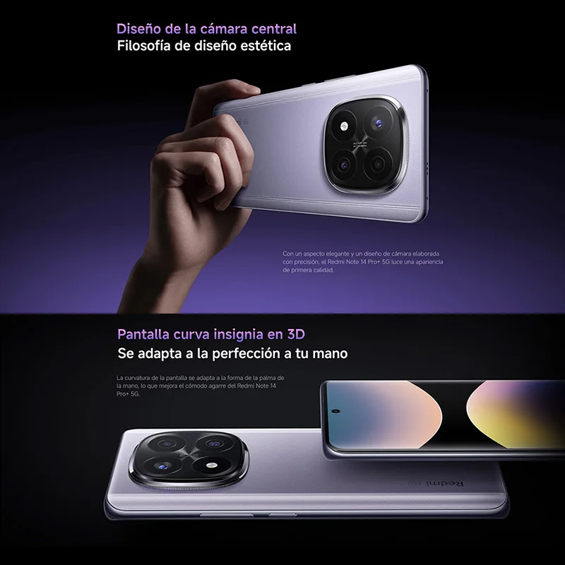 【Marke+】 Xiaomi Redmi Note 14 Pro+ 5G Smartphone 200 MP AI-Kamera Snapdragon ®   7s Gen 3 120 W HyperCharge 6,67 AMOLED-Display