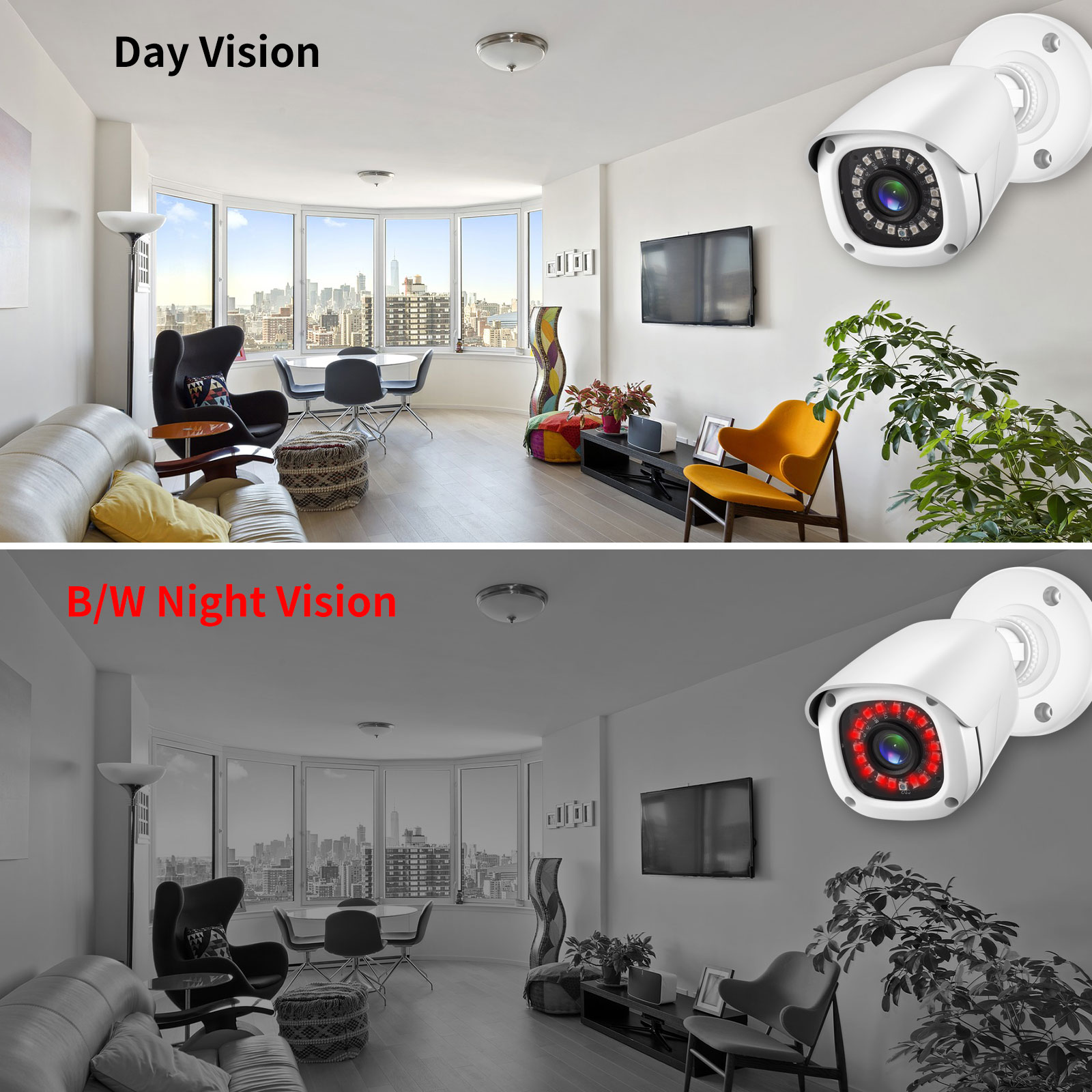 Gadinan HD 720P 1080P 5MP AHD Telecamera di Sorveglianza Cablata Domestica Visione Notturna A Infrarossi Proiettile Esterno BNC CCTV Telecamera di Sicurezza