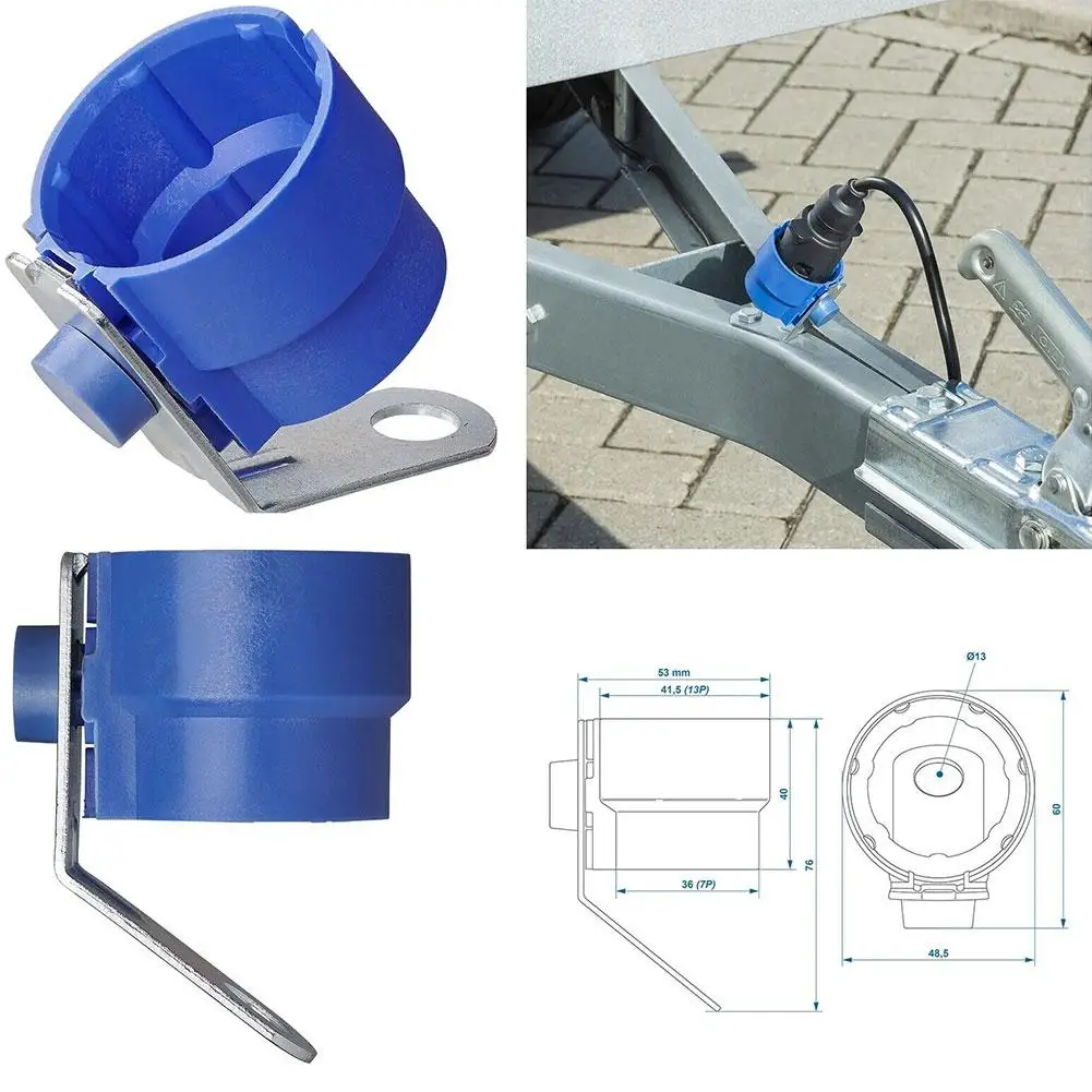 Runde Park abdeckung Anhängerst ecker halter abs Zubehör halterung fester Anhängerst ecker für 7/13-polige Anhängerst ecker