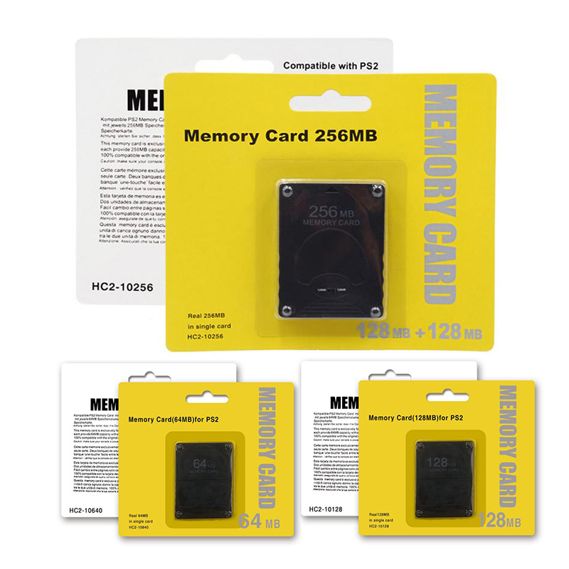 Tarjeta de memoria Premium 64 128 256 MB de expansión adecuada para Micro SD para Sony Playstation para PS2