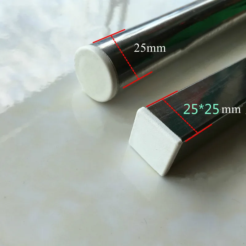 10Pcs White Rectangle Plastic Pipe Plug Blanking End cap 30x30mm square tube plug anti-slip table chair foot cover Home Decor