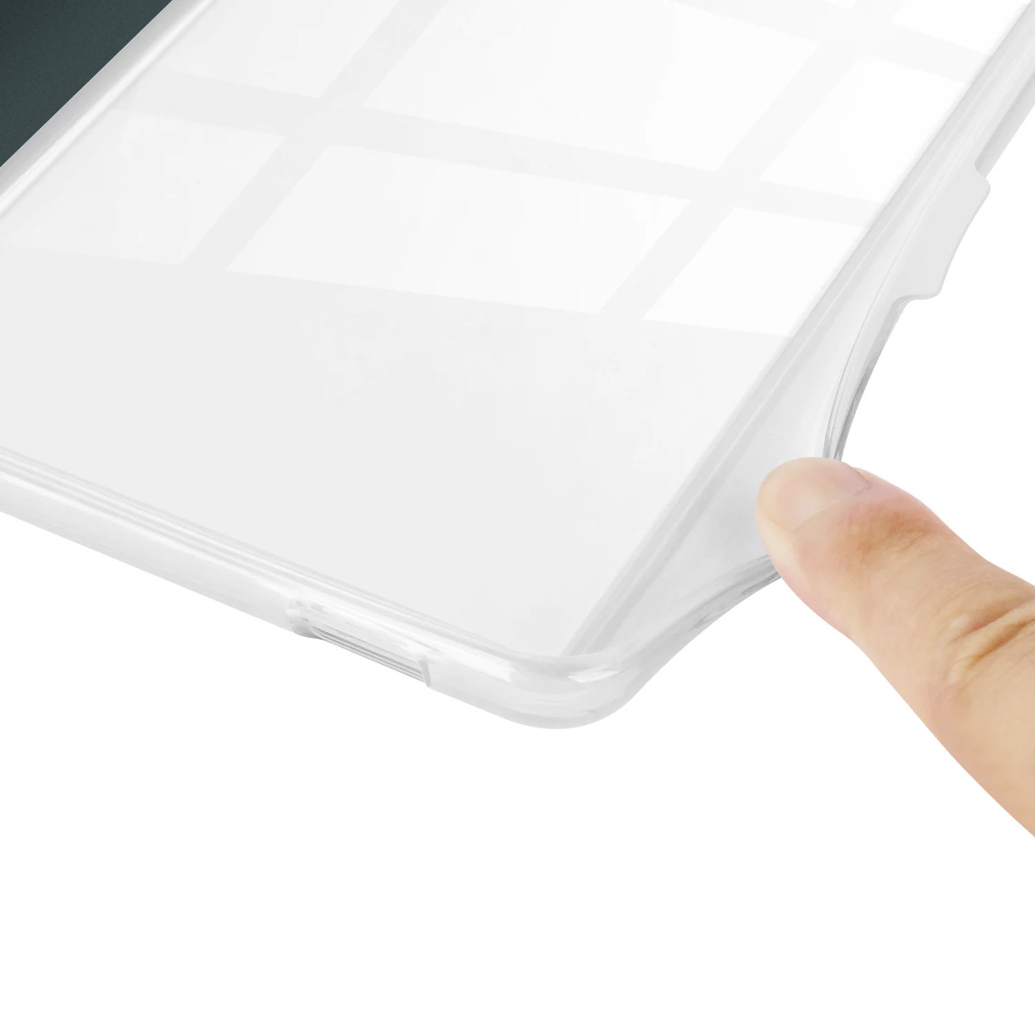 Funda de cuero PU para Kobo Clara BW, Clara Colour y 2E con cubierta trasera de acrílico transparente y protector de pantalla, función de auto encendido/apagado, cierre magnético, funda para lector electrónico de 6‘’