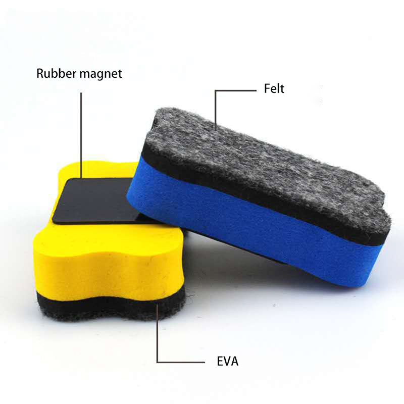 Osso Em Forma Magnética Placa Branca Limpeza, Adsorção Blackboard Cleaner, Escritório e Escola Papelaria Suprimentos