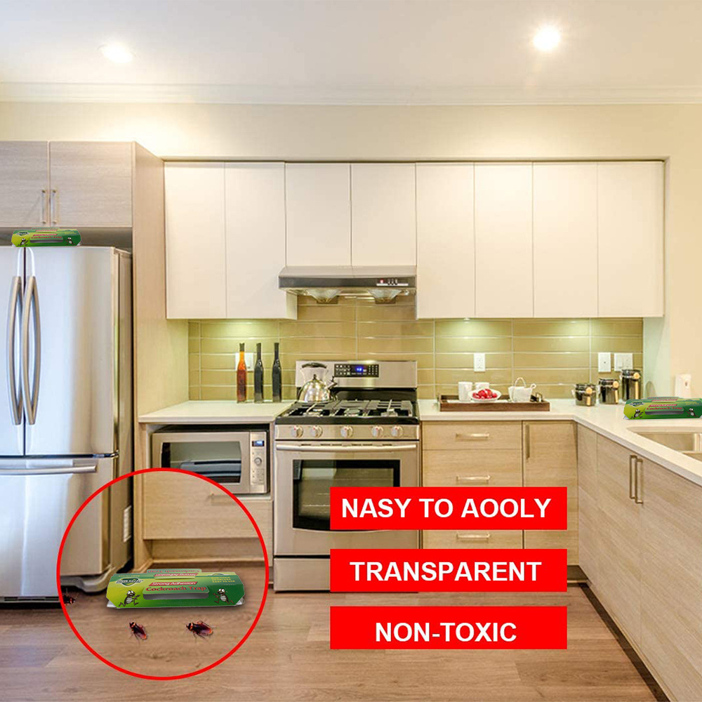 70 PCS/10 PCS ในร่ม Sticky Roach กับดักกาว Killer Infestation บ้านแมลงสาบกับดักสําหรับแมลงศัตรูพืชควบคุม