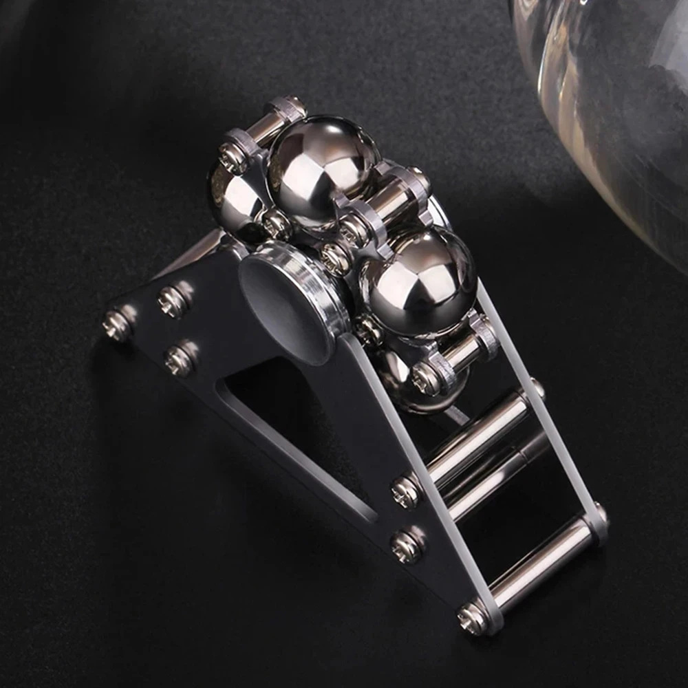 ลูกตุ้มคู่ Fidget Spinner โลหะพับได้ Antistress Hand Spinner ผู้ใหญ่ของเล่น Gyroscope ความเครียด Reliever ของเล่นสําหรับของขวัญเด็ก