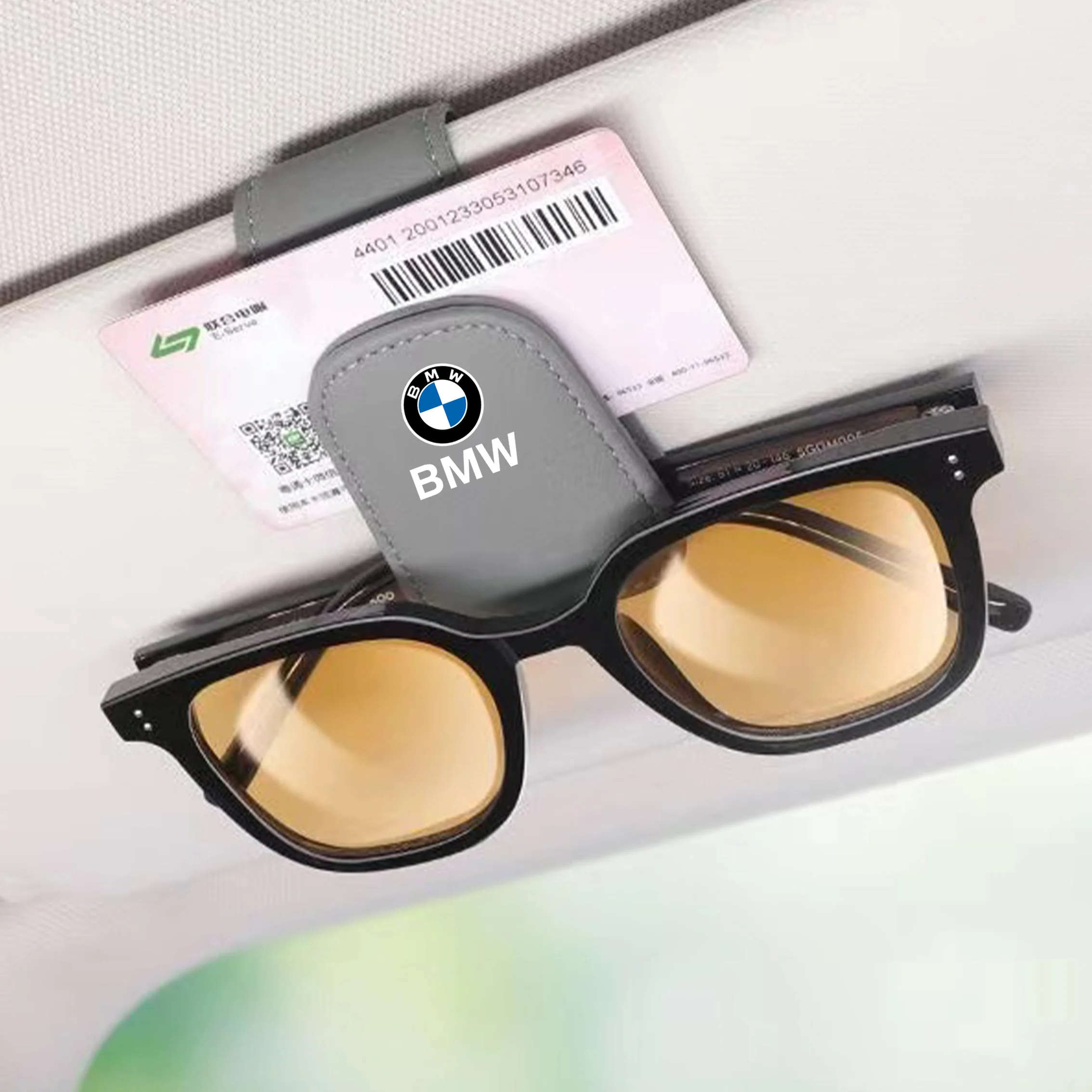 Soporte para gafas de coche, Clip de almacenamiento, accesorios para automóviles para BMW 1 2 3 4 5 6 7 8 Series GT I4 I3 I8 IX X1 X2 X3 X4 X5 X6 X7 IX3