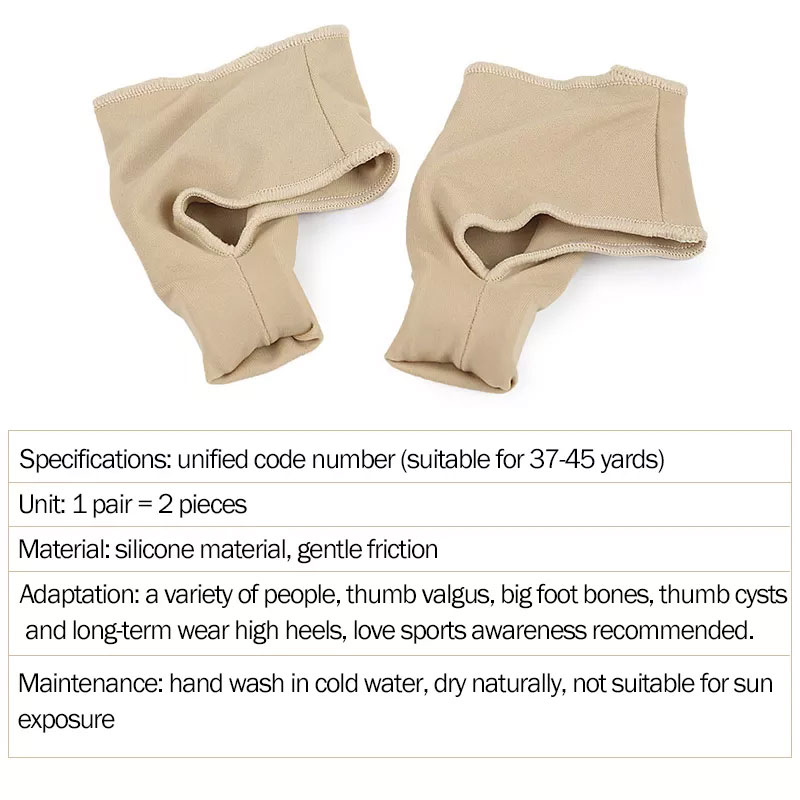 Separador de dedos de los pies, Corrector ortopédico de juanete Hallux Valgus, ajustador de hueso de los pies, Corrector de pulgar, alisador de calcetines de pedicura, 1 par