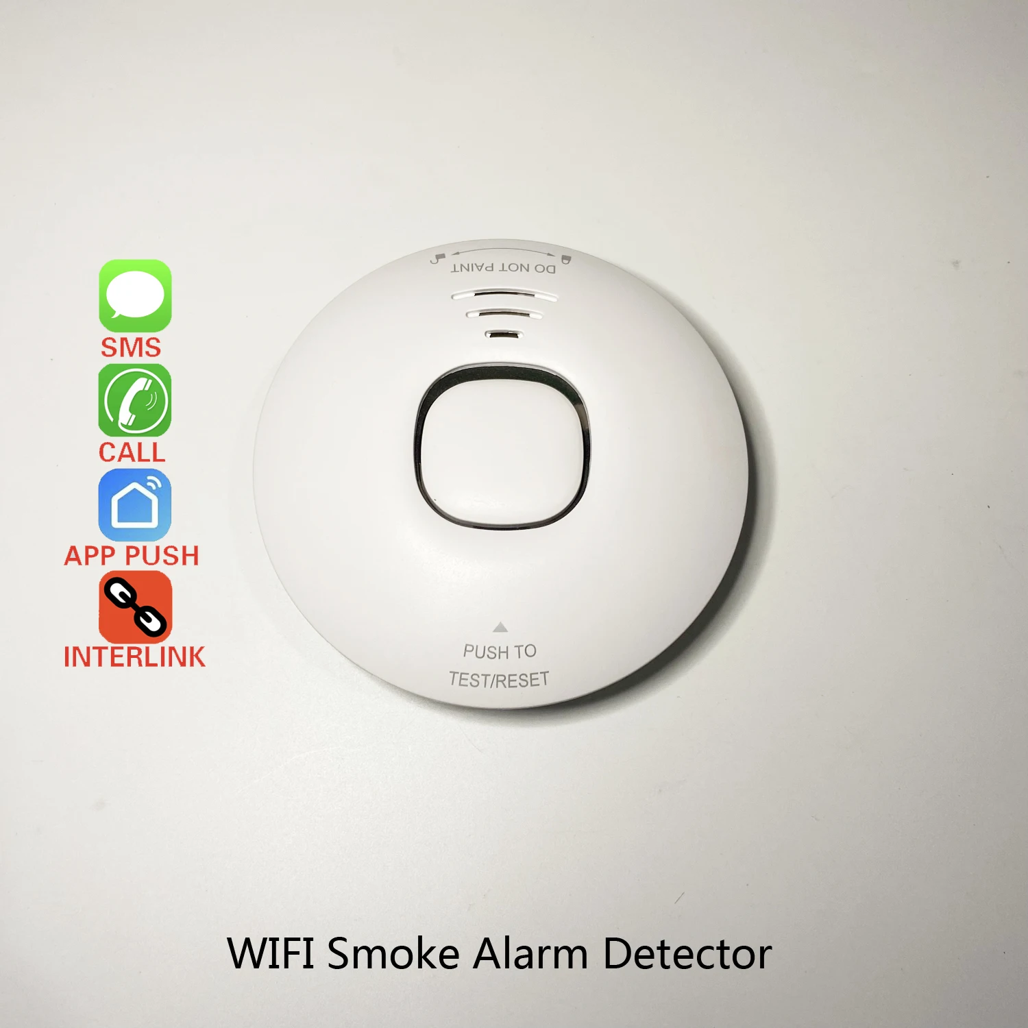 1Pcs Home Security Fire Alarm 2.4G WiFi Smoke Detector Include Battery Tuya Smart Life APP Notification Cigarette  Sensor