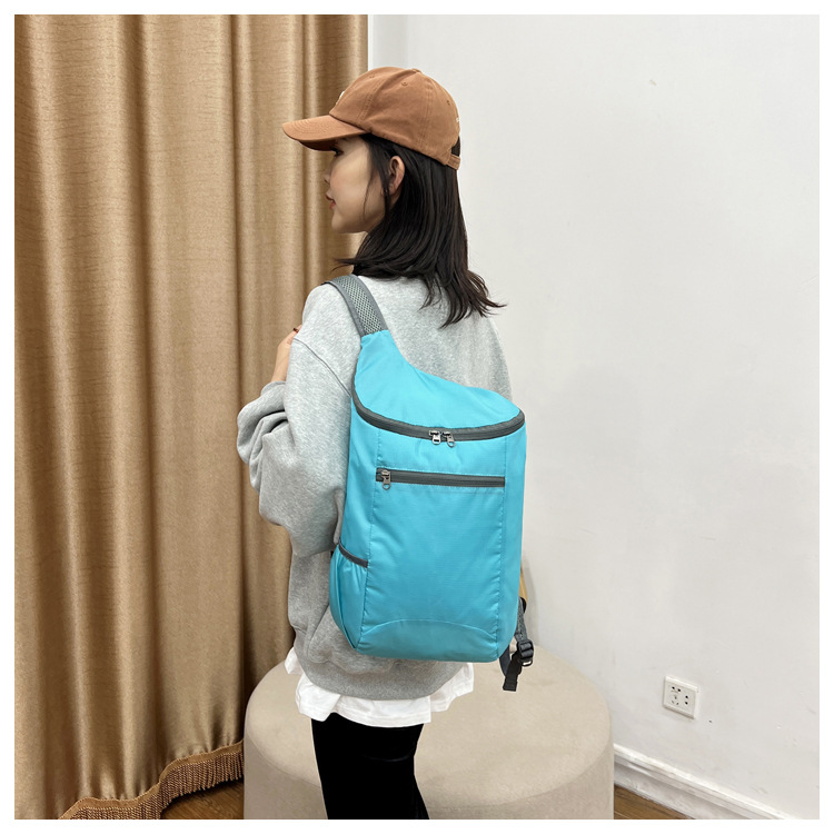 Mochila plegable portátil para ciclismo, bolsa plegable para ciclista, ultraligera, para deportes al aire libre, escalada, senderismo, 2 uds.