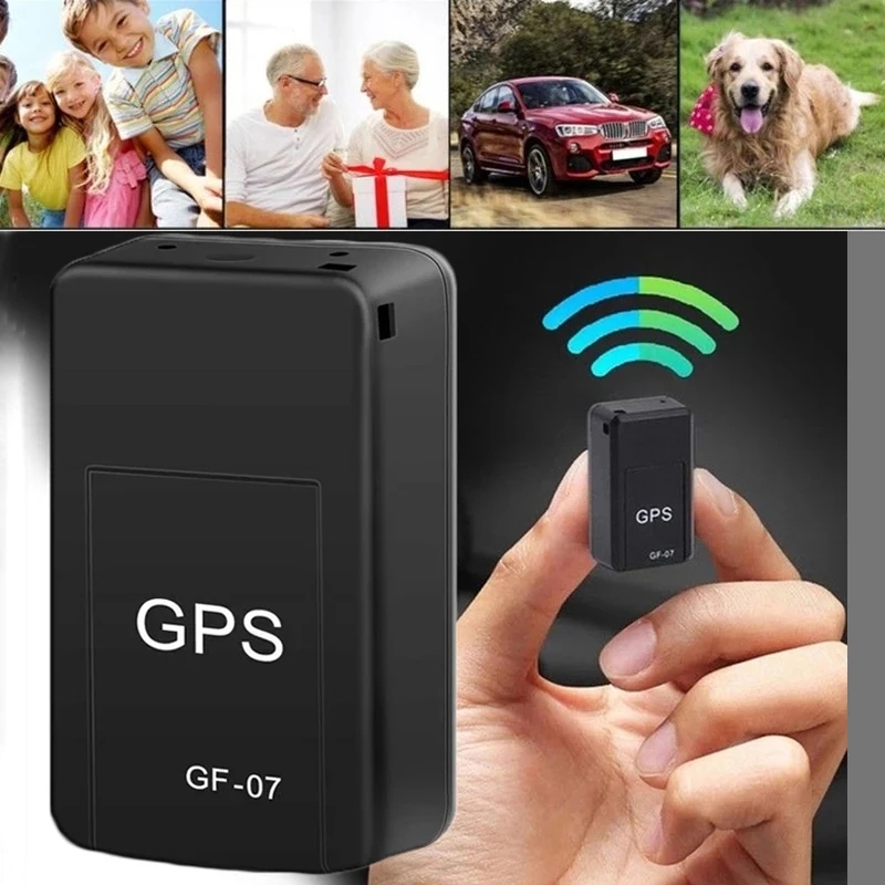 Real-Time GPS Tracking Device GF07 Magnetic Mini GPS Tracker Vehicle Locator Car Pet Compact Portable GPS Locator Position APP