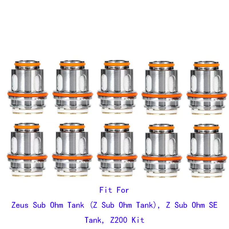 Bobina de malla serie Z Z1 0.4ohm Z2 0.2ohm para tanque Zeus Sub Ohm (tanque Z Sub Ohm), tanque Z Sub Ohm SE, kit Z200 (5 piezas)