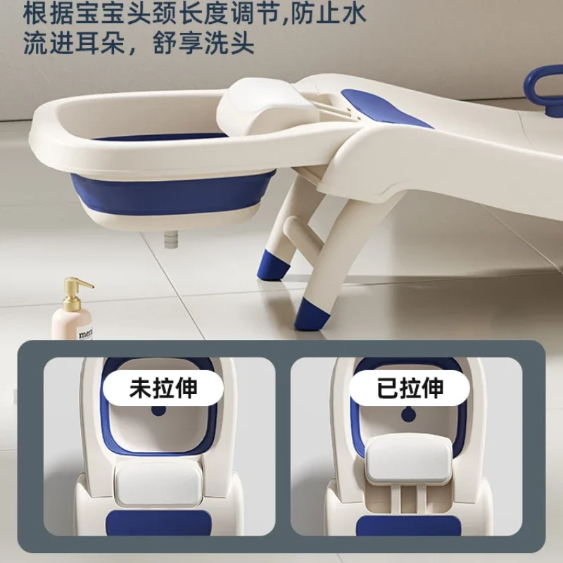 Silla de champú de plástico para Spa, lavabo de salón de belleza, asientos de peluquería, cuenco de pelo, muebles de salón