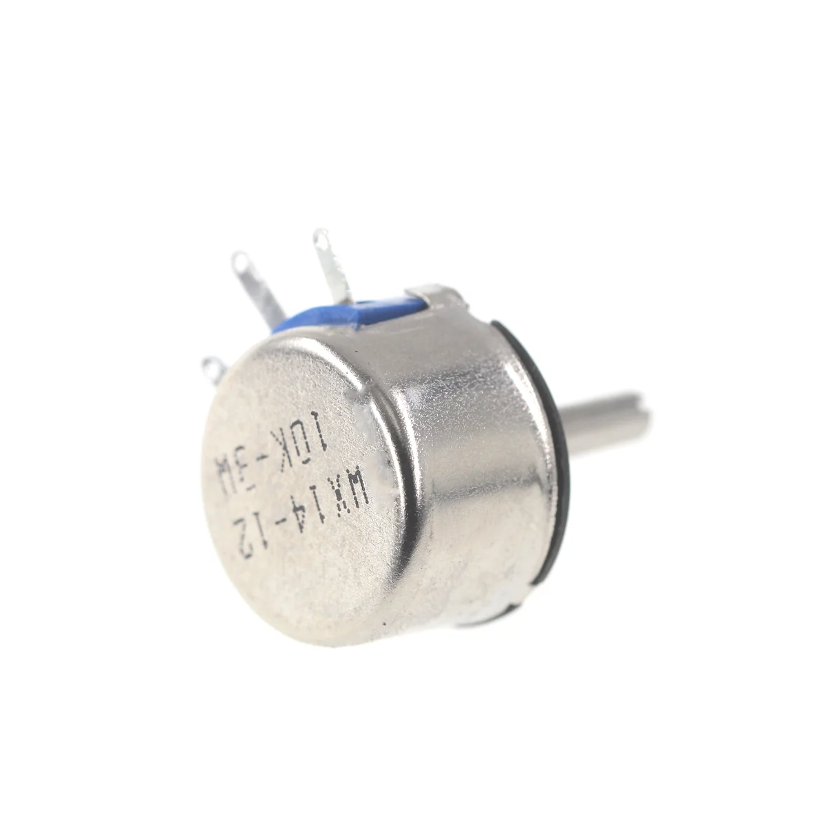 1Pcs WX14-12 3W Single Coil Wound Potentiometer Without Locking 470 Ohm 1K 2K2 4K7 10K Lap Wirewound Potentiometers