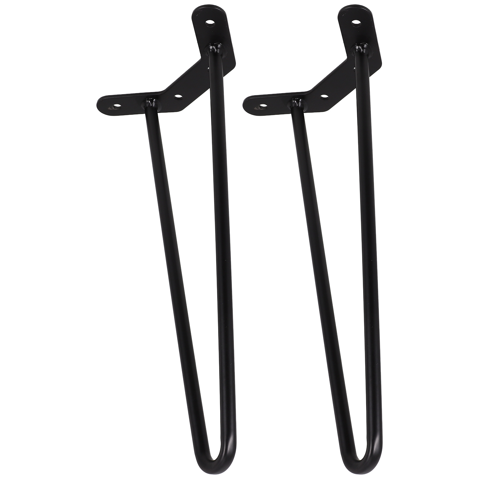 2 Pcs Student Computer Desk Hair Pin Legs Metal for Coffee Table Furniture Hairpin Dining Bench
