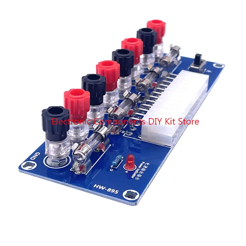 XH-M229 Alimentatore per telaio desktop Scheda adattatore ATX Scheda pickup a 24 pin Modulo cavo Morsettiera di uscita alimentatore