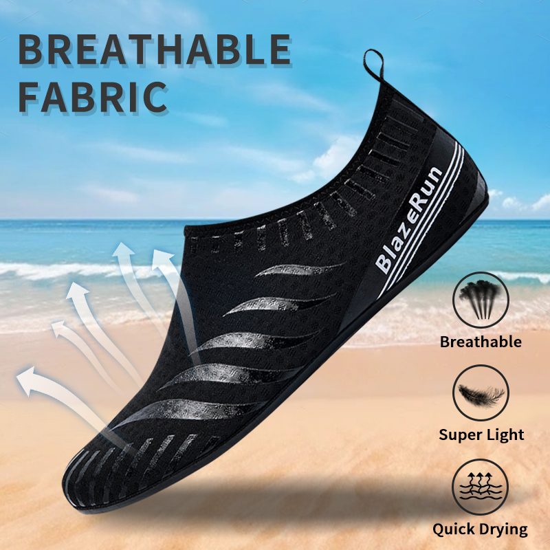 Watersportschoenen Barefoot sneldrogende Aqua Yoga sokken instapper voor heren dames