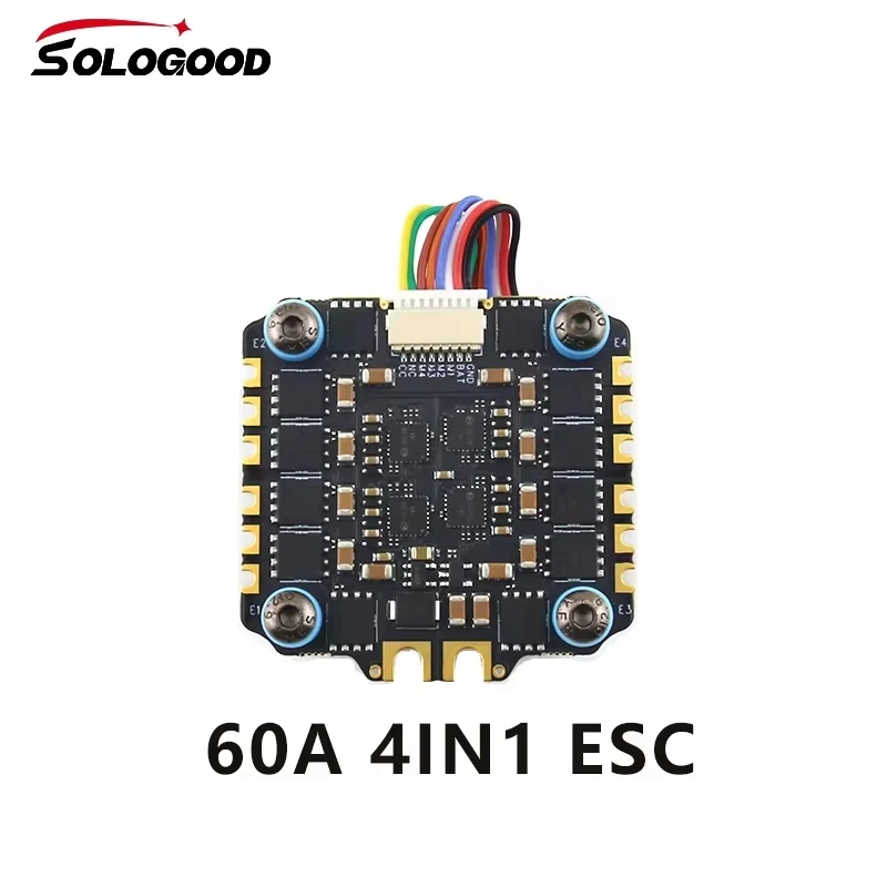 SoloGood F722 60A Stack ICM42688P F722 Vluchtcontroller BLHELI_S 60A 4in1 ESC 30,5X30,5mm 2-6S voor FPV Freestyle Drones Onderdelen
