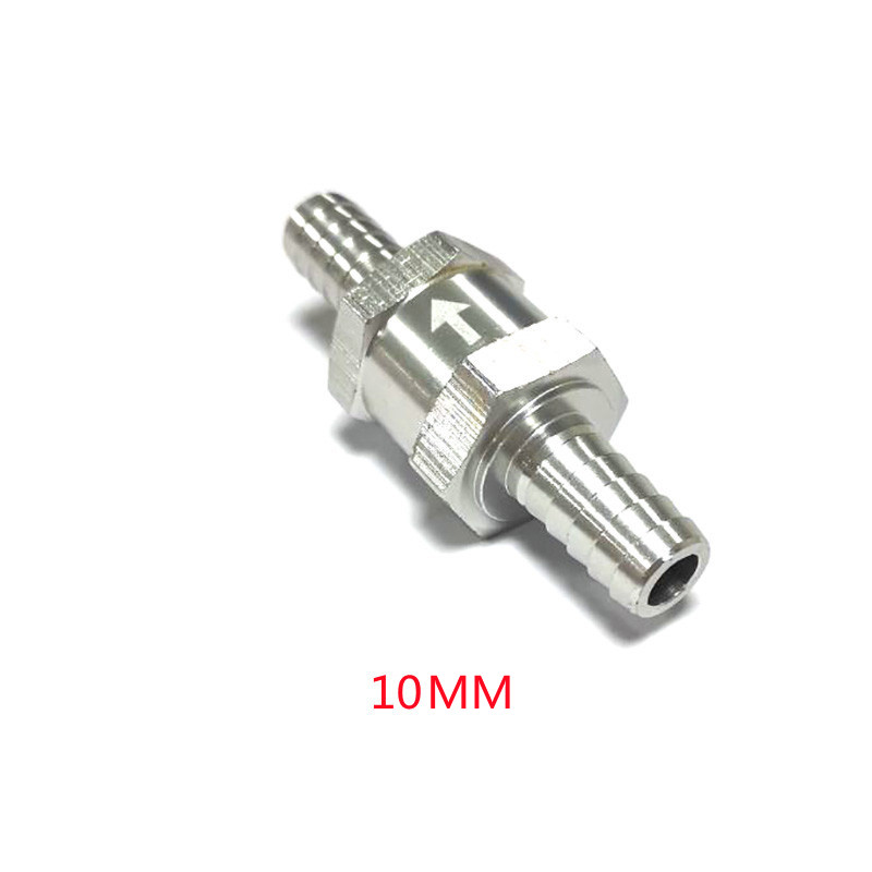 5/32 "4 ミリメートル一方向燃料ラインチェックバルブノンリターンディーゼルアルミニウム黒 1/8" 4 ミリメートル、1/4" 6 ミリメートル、5/16" 8 ミリメートル、3/8" 10 ミリメートル、1/2" 12 ミリメートル、9/16