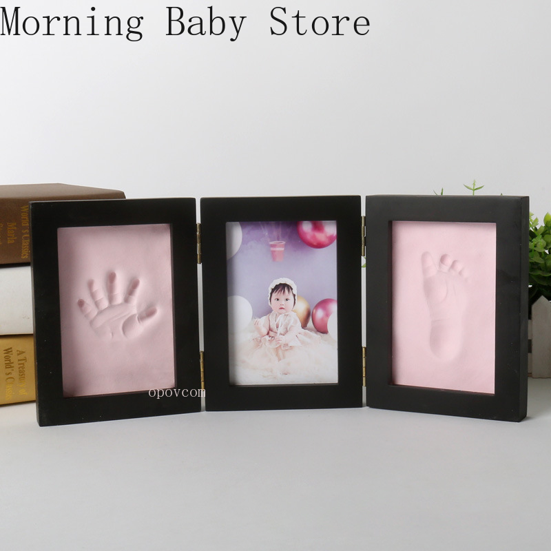 Фоторамка с глиняным набором для новорожденных мальчиков и девочек