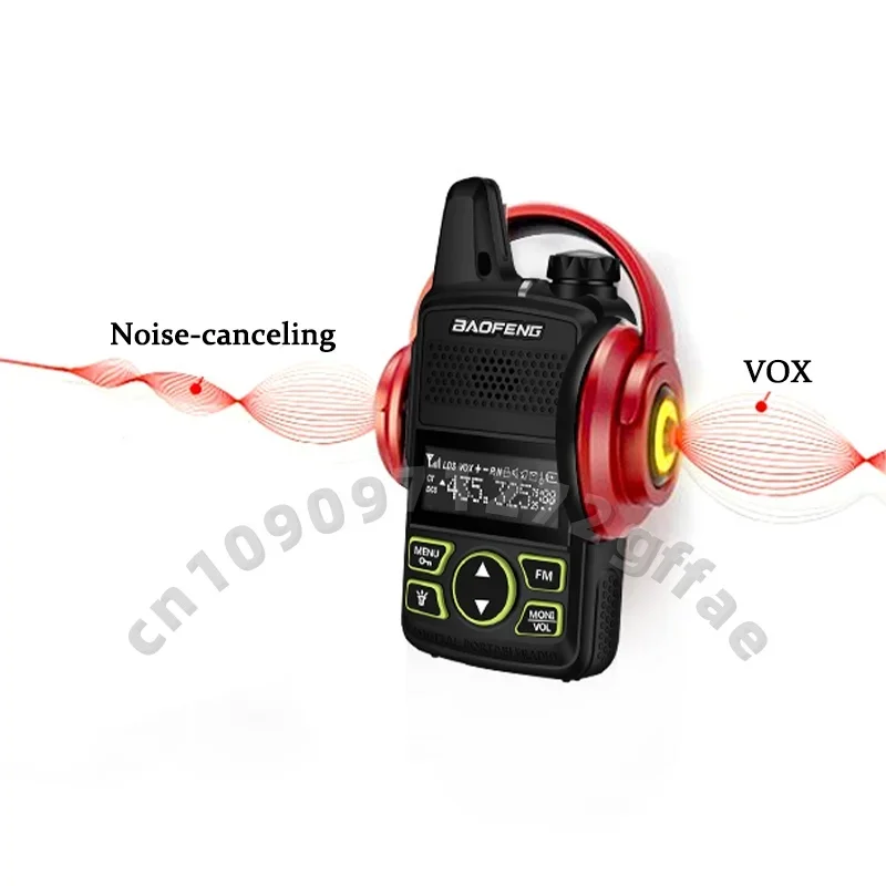 Baofeng Mini Walkie Talkie BF-T1 UHF 400-470MHz แบบพกพา 5W Two Way Radio1500mAh 20CH Transceiver Walkie Talkie สําหรับของขวัญเด็ก