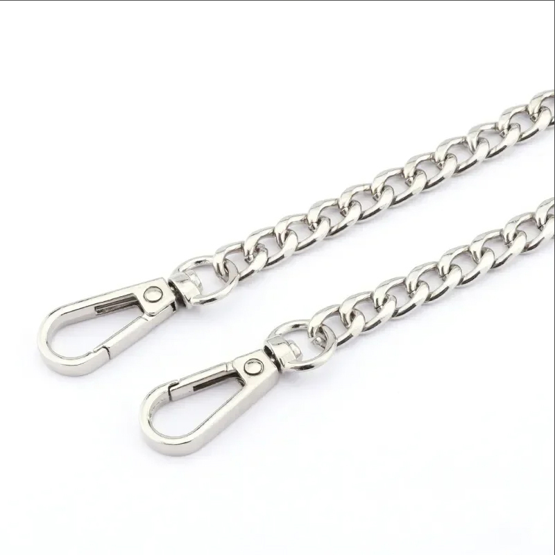 Acessórios de corrente de metal crossbody ombro portátil saco de pulso alça de corrente substituição acessórios de bagagem decoração versátil