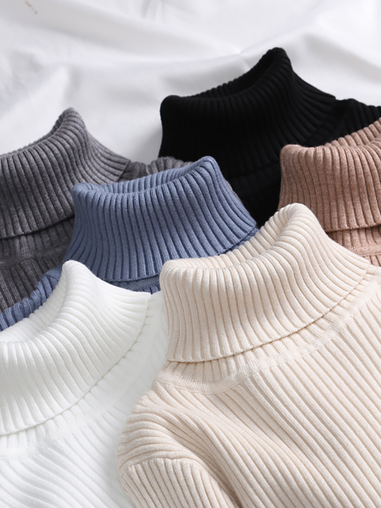Heliar Cashmere Áo Len Nữ Dệt Kim Mềm Mại Trắng Nữ Cao Cổ Áo Thun Mỏng Dây Nhảy Chắc Chắn Cơ Bản Áo Len Nữ Mùa Đông 2022