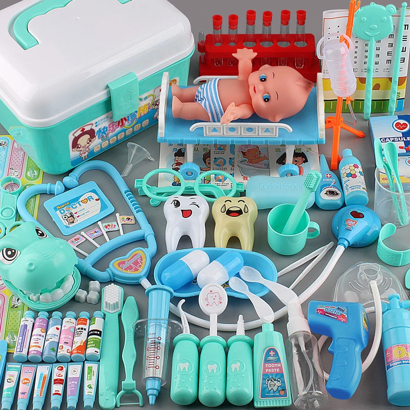 Nuevo juego de médico para niños, juegos de rol para niñas, accesorios hospitalarios, Kit médico, bolsa de herramientas para enfermera, juguetes, regalo para niños