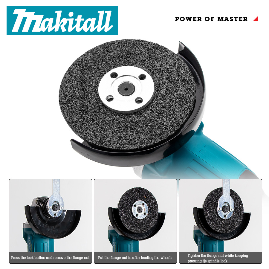 Per Makita DGA504 18V 125mm Smerigliatrice angolare elettrica al litio senza spazzole Lucidatrice ricaricabile Macchina da taglio ad alta potenza