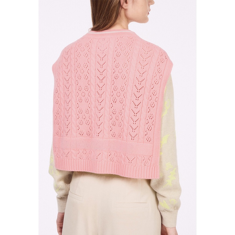 Elegant Hollow out Knitted Woolen Shawl Women's Spring Autumn Season Versatile Line Pattern Soft Age Defng Fashion Accessory