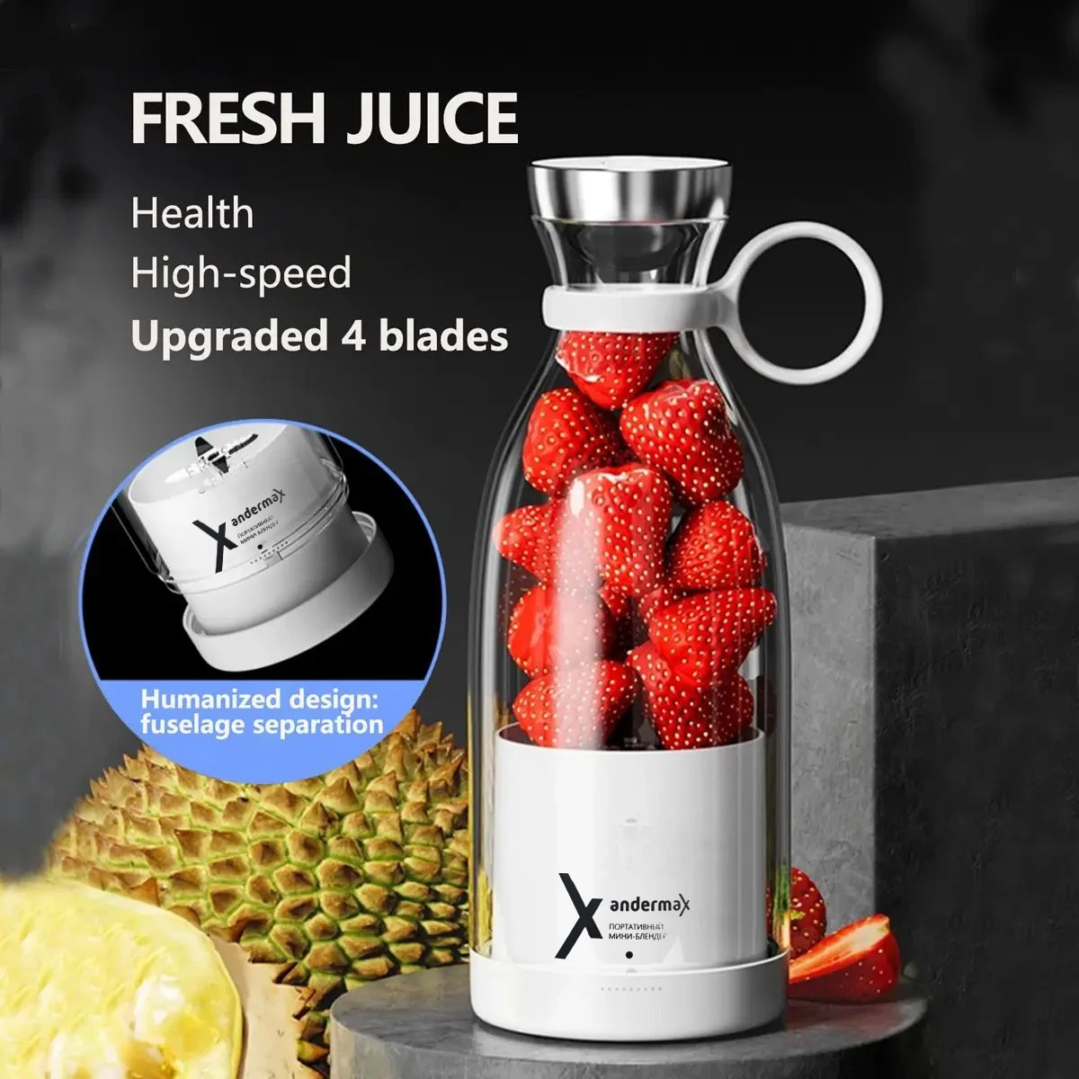 Nuevo Mini licuadora portátil, exprimidor eléctrico, mezcladores de frutas, batidos caseros, máquina multifuncional para hacer jugo, licuadora