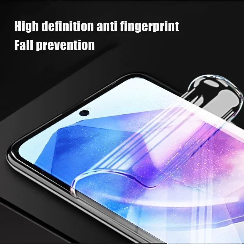 4 шт. гидрогелевая пленка с полным покрытием для Samsung A55 A54 A15 A34 A14 A13 A53 A52 A12 A33 A23 A32 A73 A03 A50 A70 A21S Защитная пленка для экрана