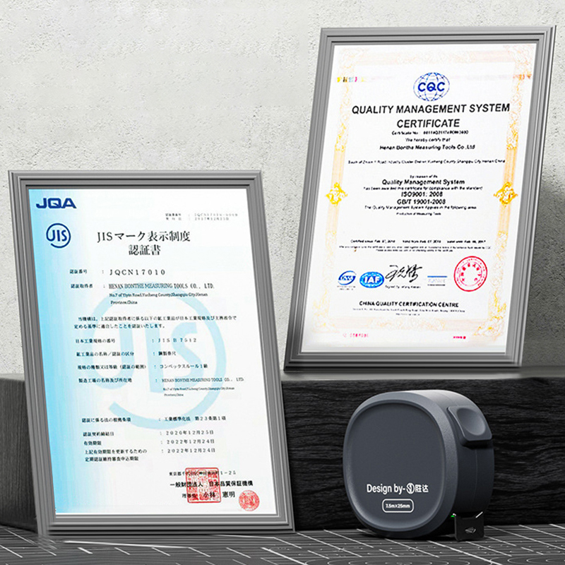 Cinta métrica resistente a caídas, resistente al desgaste, Mini cinta métrica gruesa, cinta métrica de acero de 5m, herramienta de rango de alta precisión