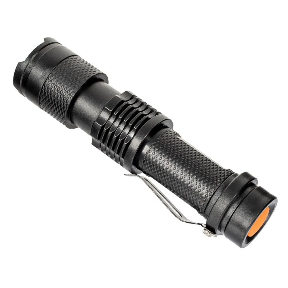 1x Waterproof Tactical Flashlights Portable LED Camping Lamps 3-Mode Handheld Powerful LED Torch Light Lanterns Self Defense