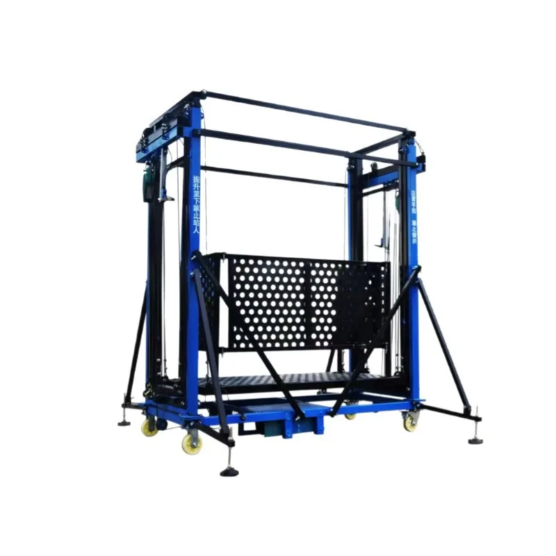 Heavy Duty Electric Scaffolding 4-12M Working Height 500KG Load Capacity Industrial Lifting Equipment For Workshop Use