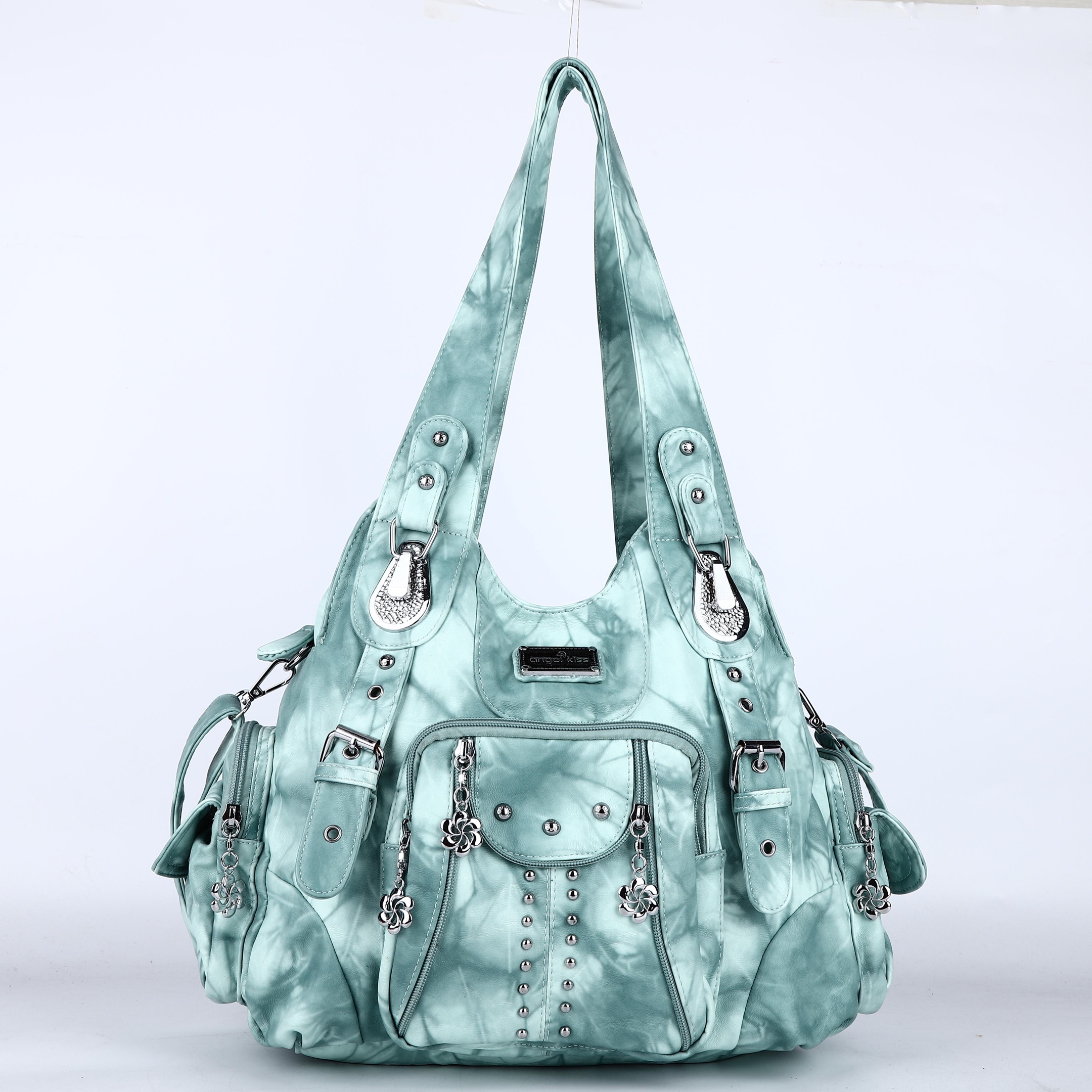 Túi Nữ Xách Tay Thời Trang Nữ Đeo Vai Da PU Túi Xách Nữ Tất Lớn-Dung Tích Vai Ví Túi Bolsa Feminina