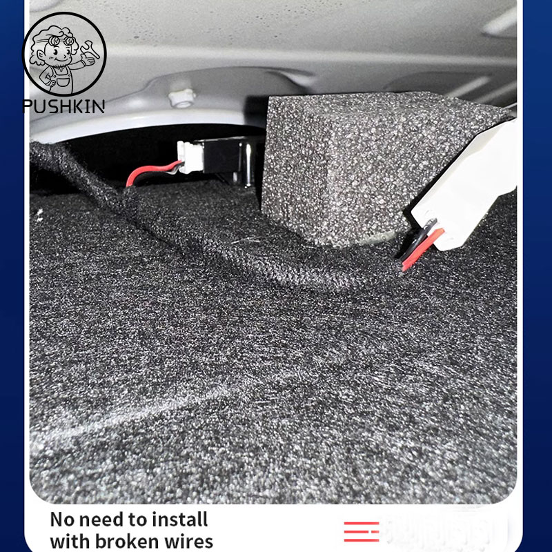 Untuk BYD Qin L DMI 2024 2025 Lampu LED Bagasi Belakang Mobil Strip Batang Lampu Hias Cerah Interior Bagasi Lampu Otomatis
