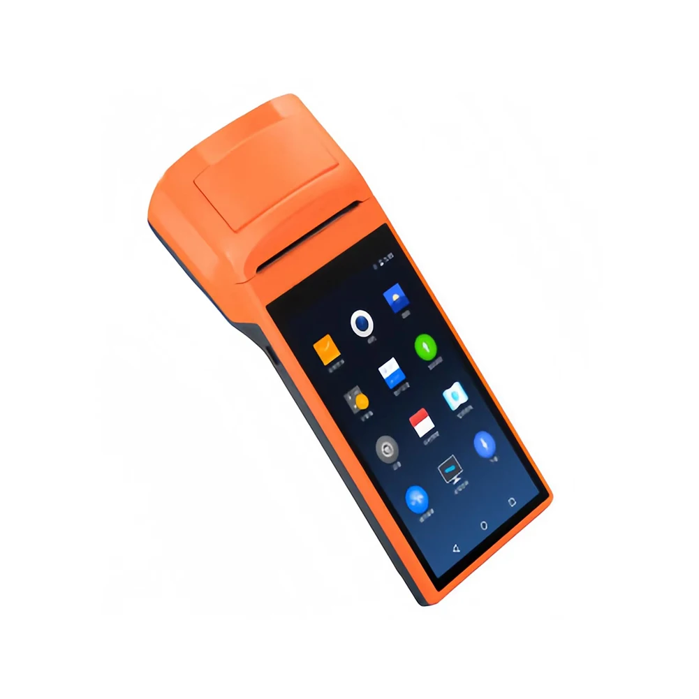 Terminal POS V1s de mano usada, dispositivo con Android 6,0, 5.5HD, compatible con 3G, Bluetooth, WiFi, 58mm, impresora térmica, escáner PDA, versión abierta, 90%, nuevo