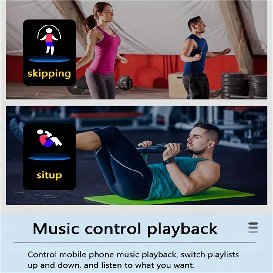 Orologio intelligente multifunzione per uomo donna bambino messaggio ricordare controllo musicale Sport passo calorie D13 Smartwatch sveglia 116Plus