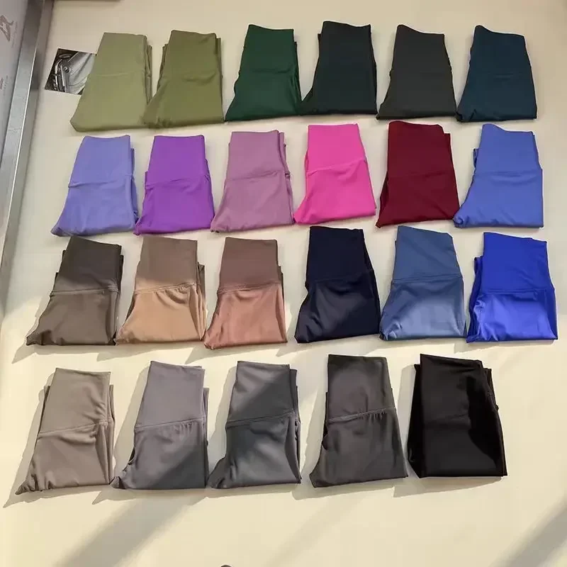 Lemon Align Dames Hoge Taille Sportlegging Ultra Zachte Gym Workout Yoga Broek Lift Hip Fitness Hardloopbroek Panty