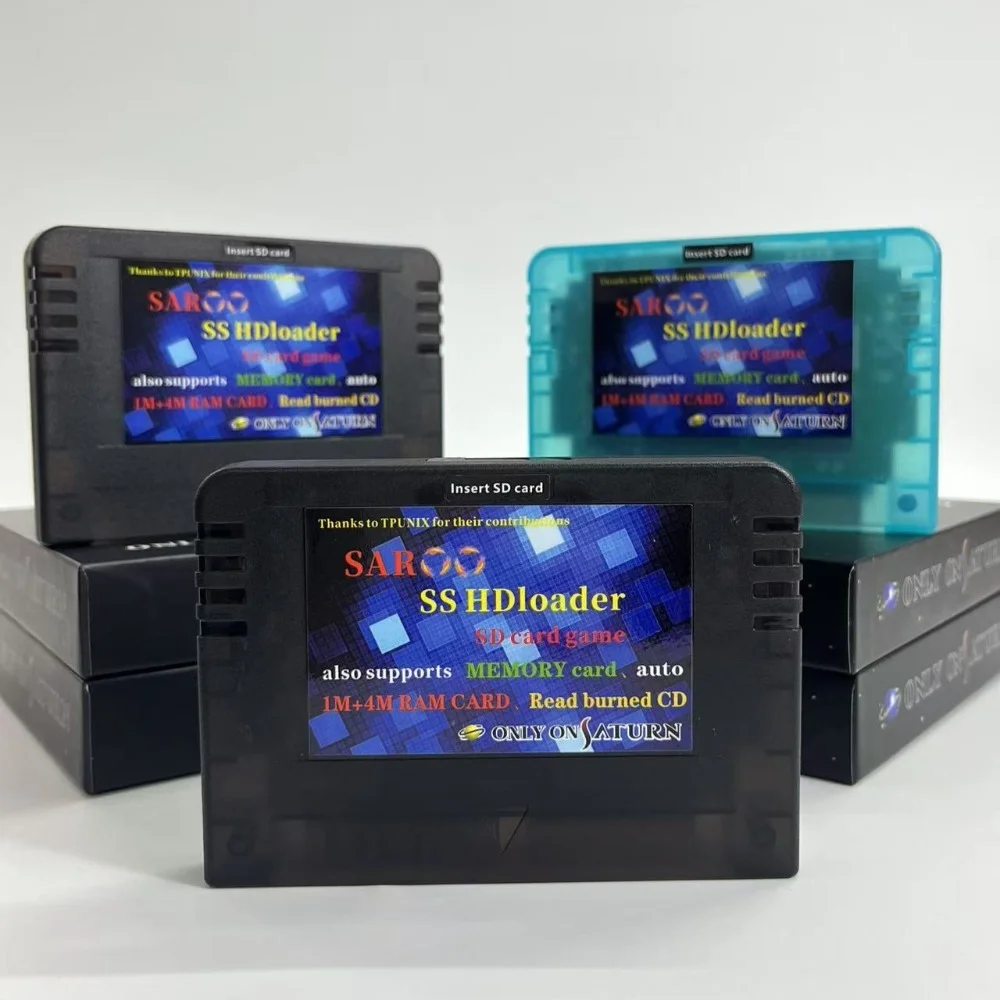 Для прошивки SEGA SATURN 0,7 SAROO SS Карта быстрого считывания для консоли, с устройством прямого считывания карт TF/SD без диска