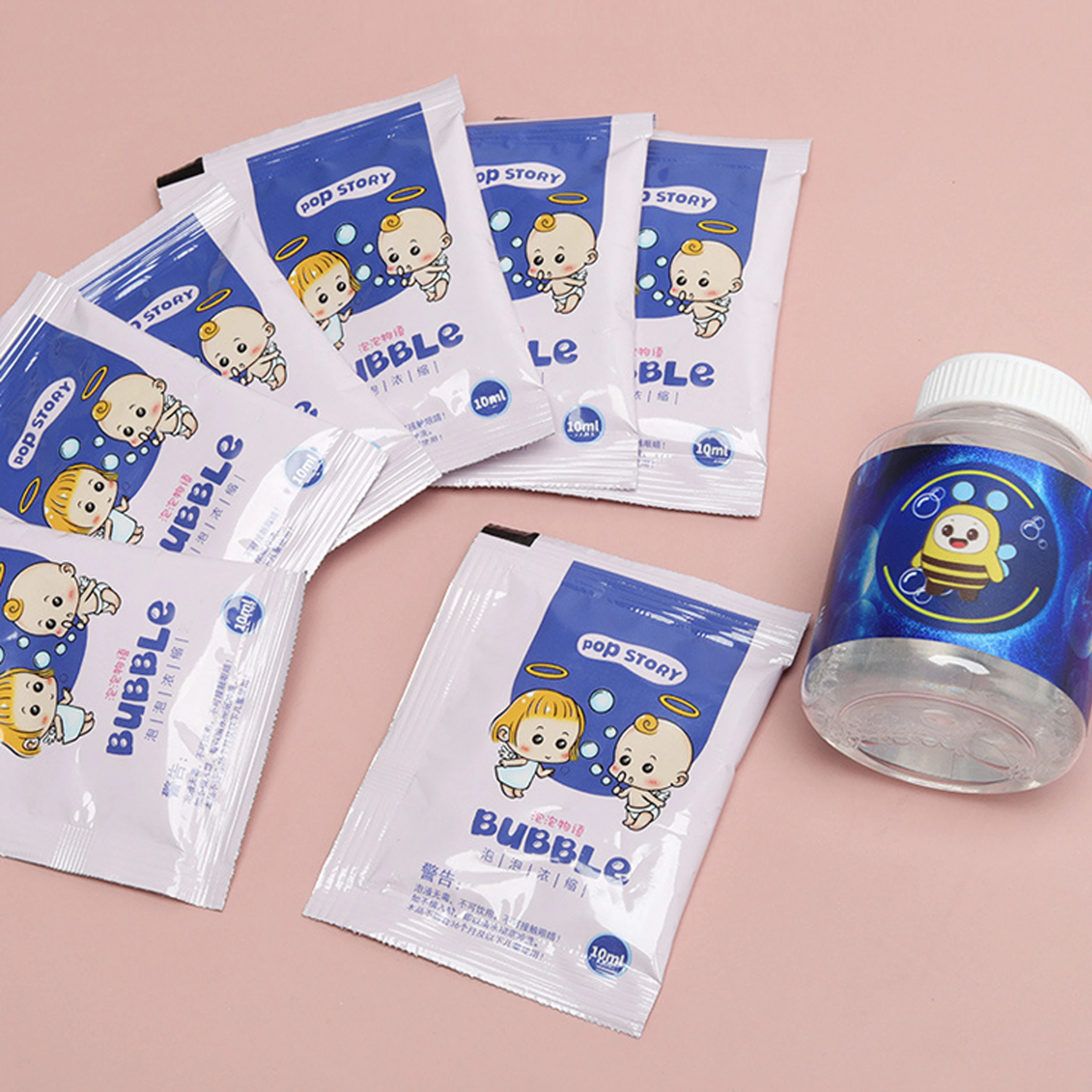 10-30pcs Bubble Machine อาหารเสริม Liquid สีสันฟองเข้มข้นเม็ด 10pcs ≈ 500ml Bubble Gun อาหารเสริมเม็ด