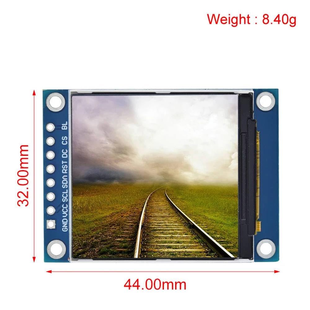 1.54 Inch 1.54" Full Color TFT Display Module HD IPS LCD LED Screen 240x240 SPI Interface ST7789 for Arduino