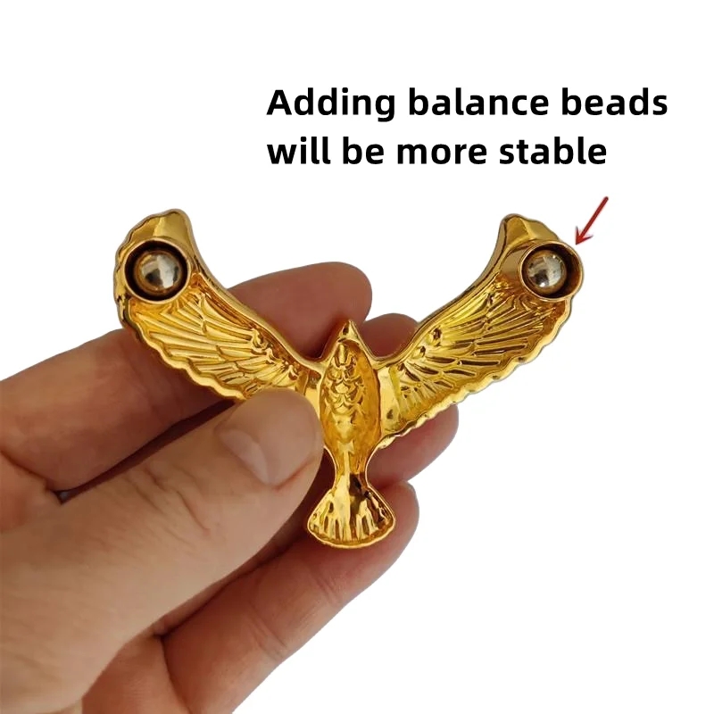Balance Vogel Metall Adler Spielzeug Schwerkraft mit Pyramide Kombination Set Kinder Physikalische Wissenschaft Erwachsene Büro Desktop Spielzeug Geschenke