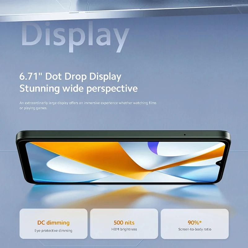 【Versión rusa】POCO C61 Smartphone 64GB/128GB MediaTek Helio G36 6,71 "pantalla Dot Drop 90Hz 5000mAh batería 8MP cámara dual